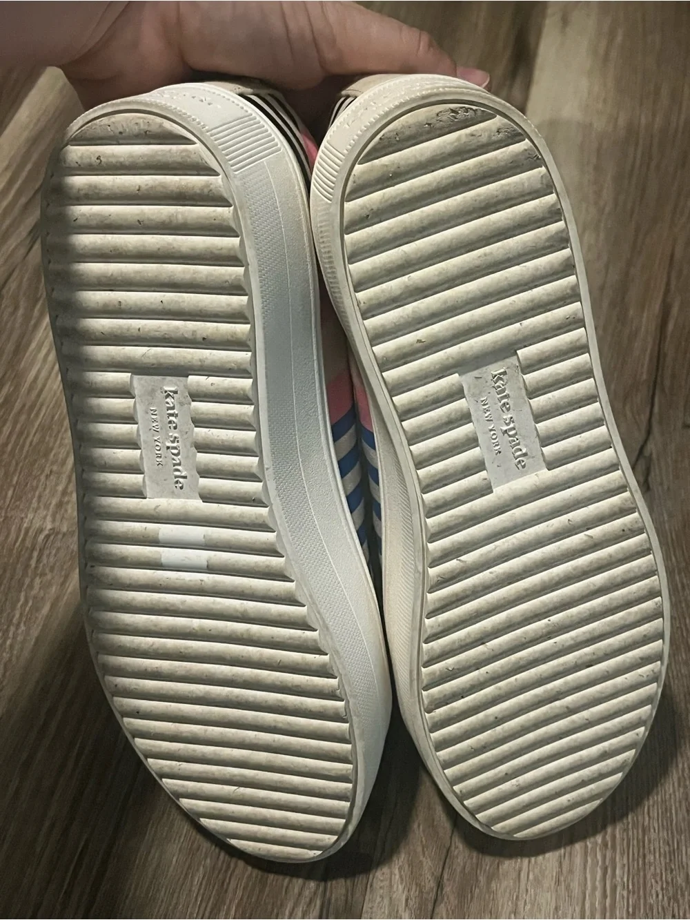 Women’s Kate Spade x Keds rainbow New York triple kick platform shoes size 6